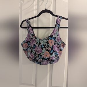 Torrid sz 0 Floral Print sports bra